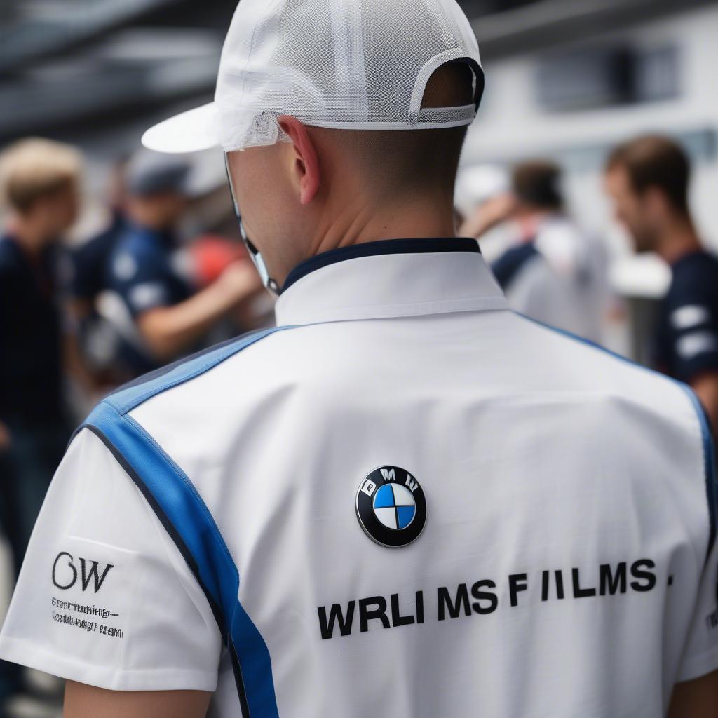 Áo BMW Williams F1 Team trên đường đua