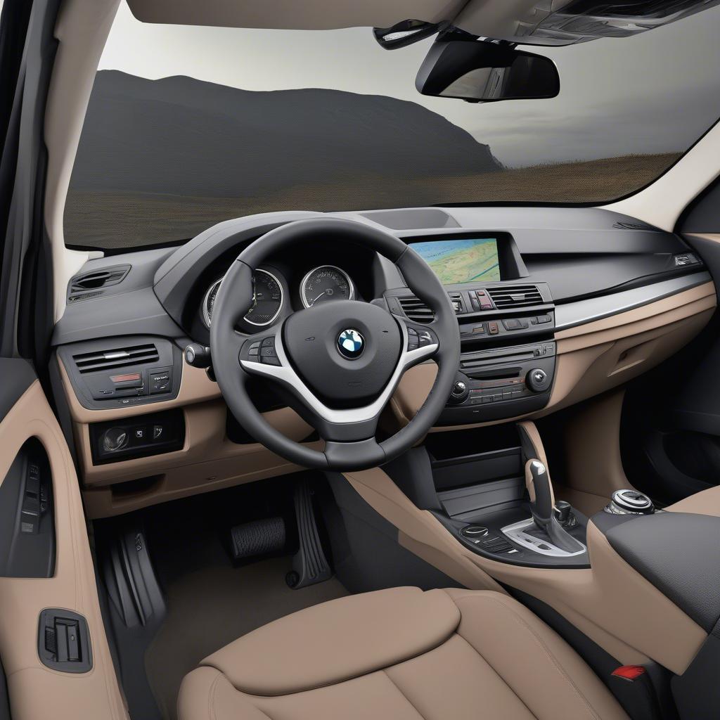 Nội thất BMW X1 2008