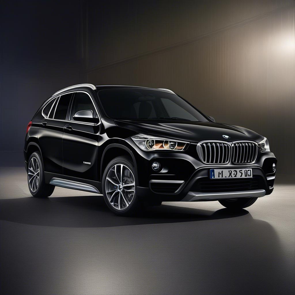 BMW X1 màu đen Black Sapphire mạnh mẽ và bí ẩn