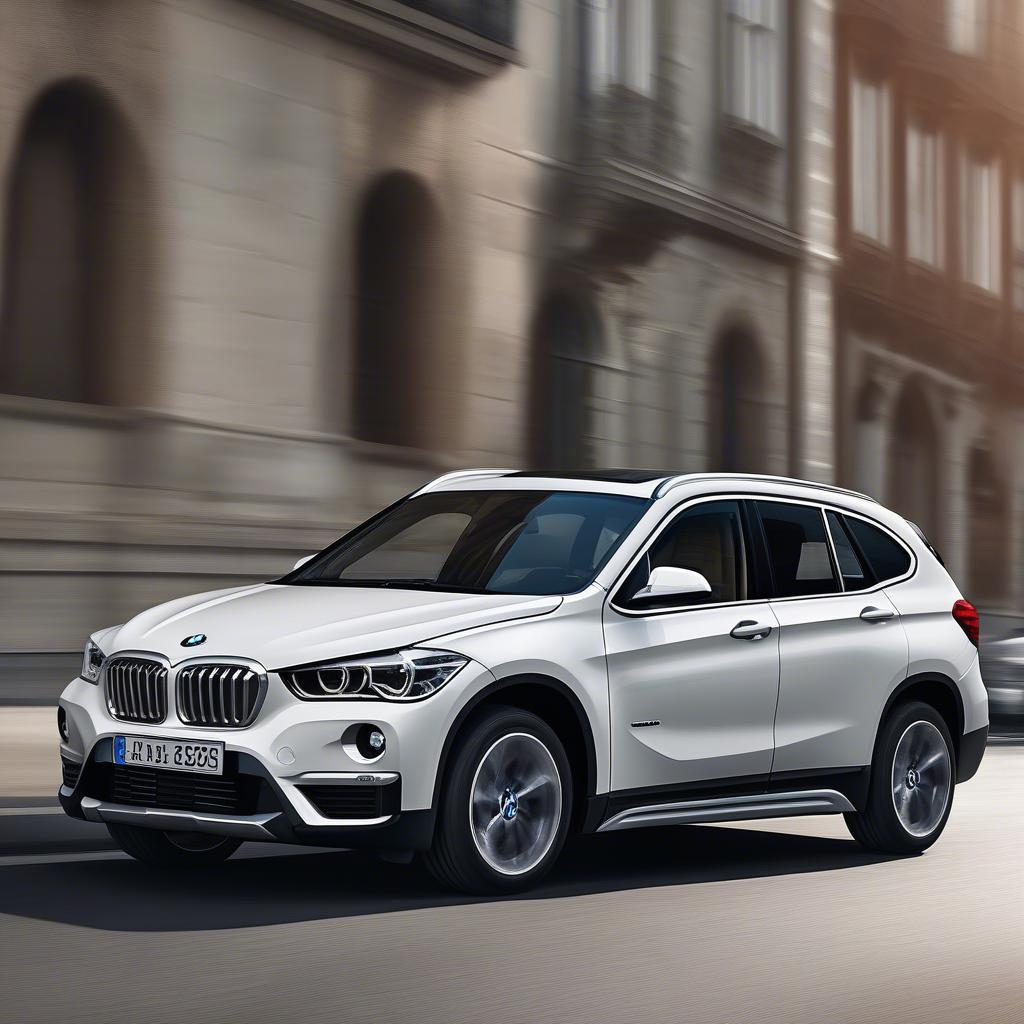 BMW X1 màu trắng Alpine White sang trọng và tinh tế