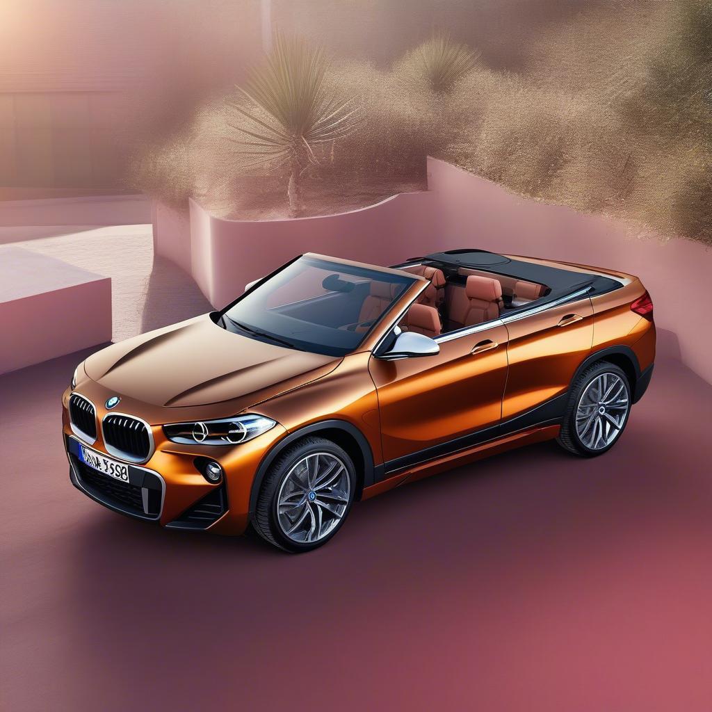 BMW X2 Cabriolet Concept - Hình dung về một chiếc BMW X2 với thiết kế mui trần