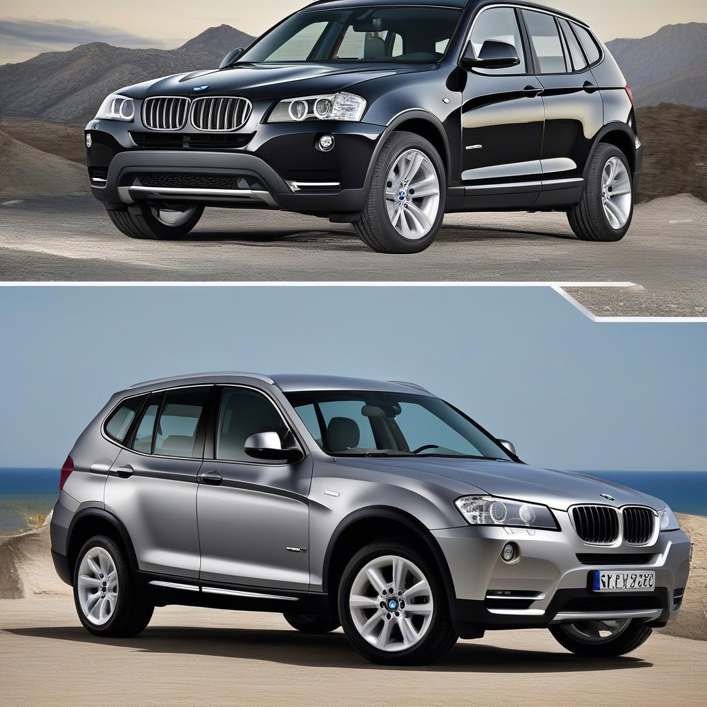 BMW X3 2012 Các Phiên Bản