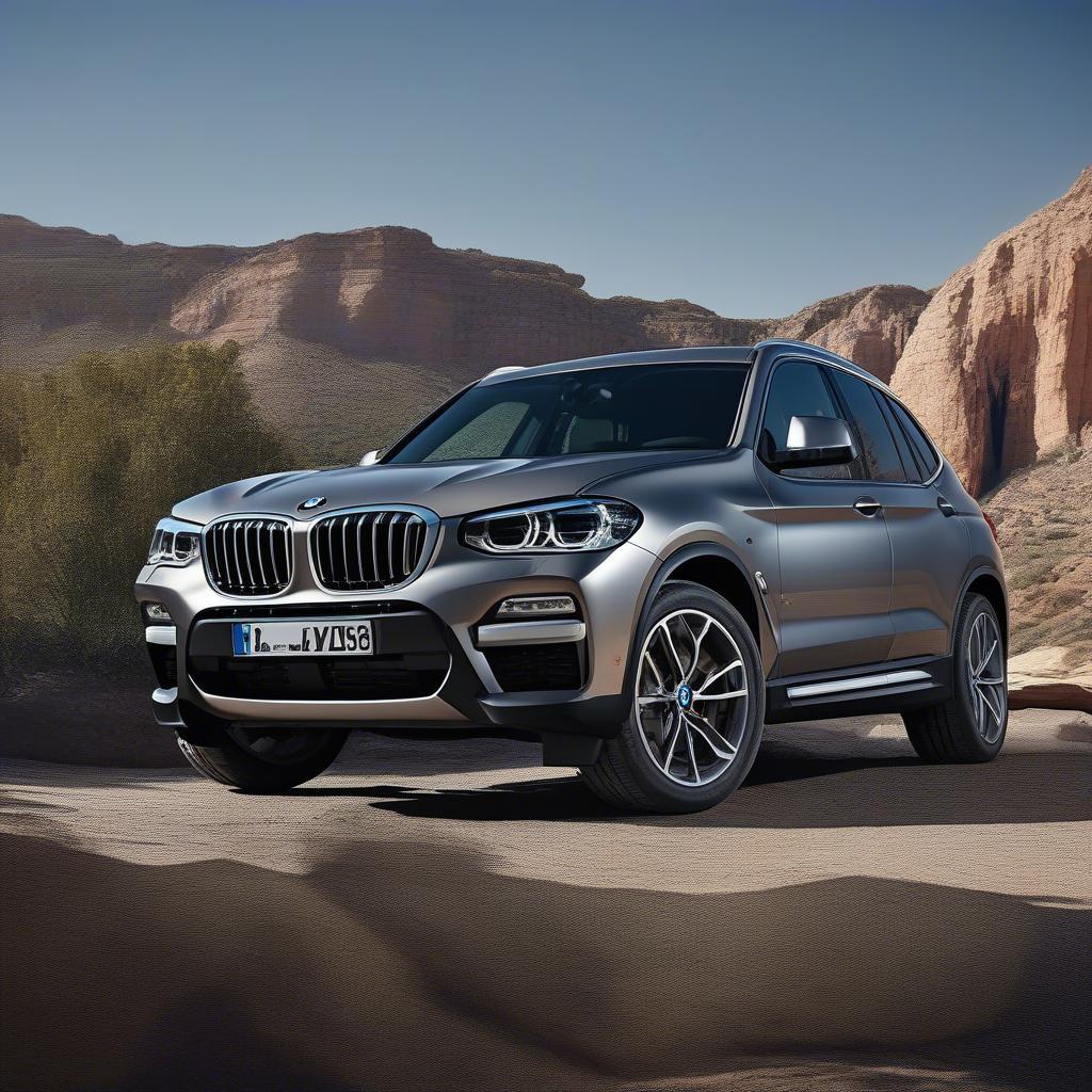 Ngoại thất thể thao của BMW X3 2017