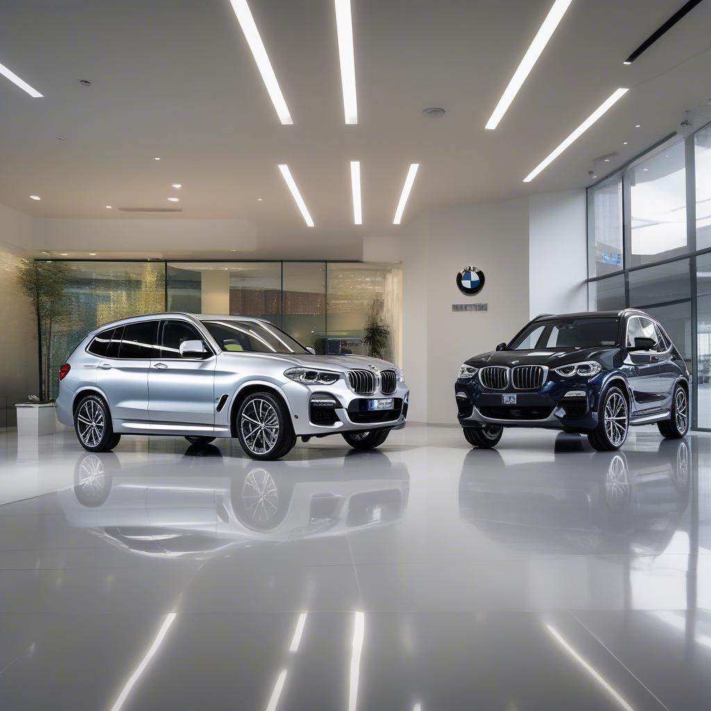 BMW X3 trưng bày tại showroom BMW Cầu Giấy