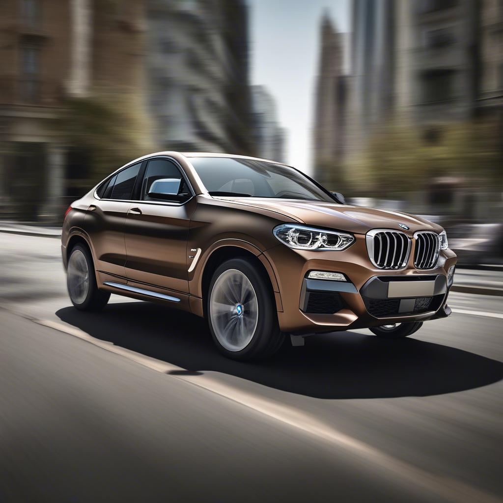 BMW X4 Chenus Bronze Đường Phố