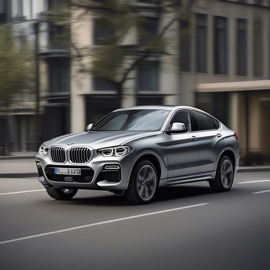 Ngoại thất BMW X4 Silver