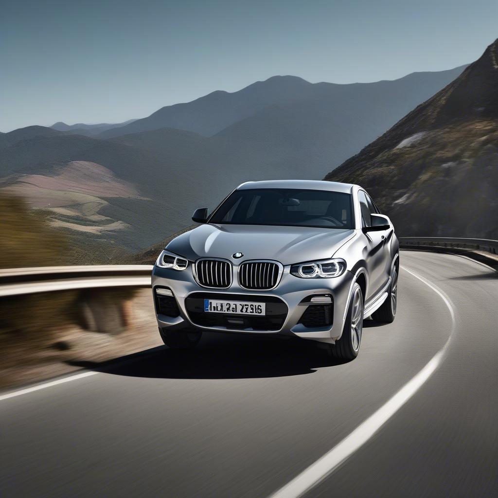 BMW X4 Silver vận hành