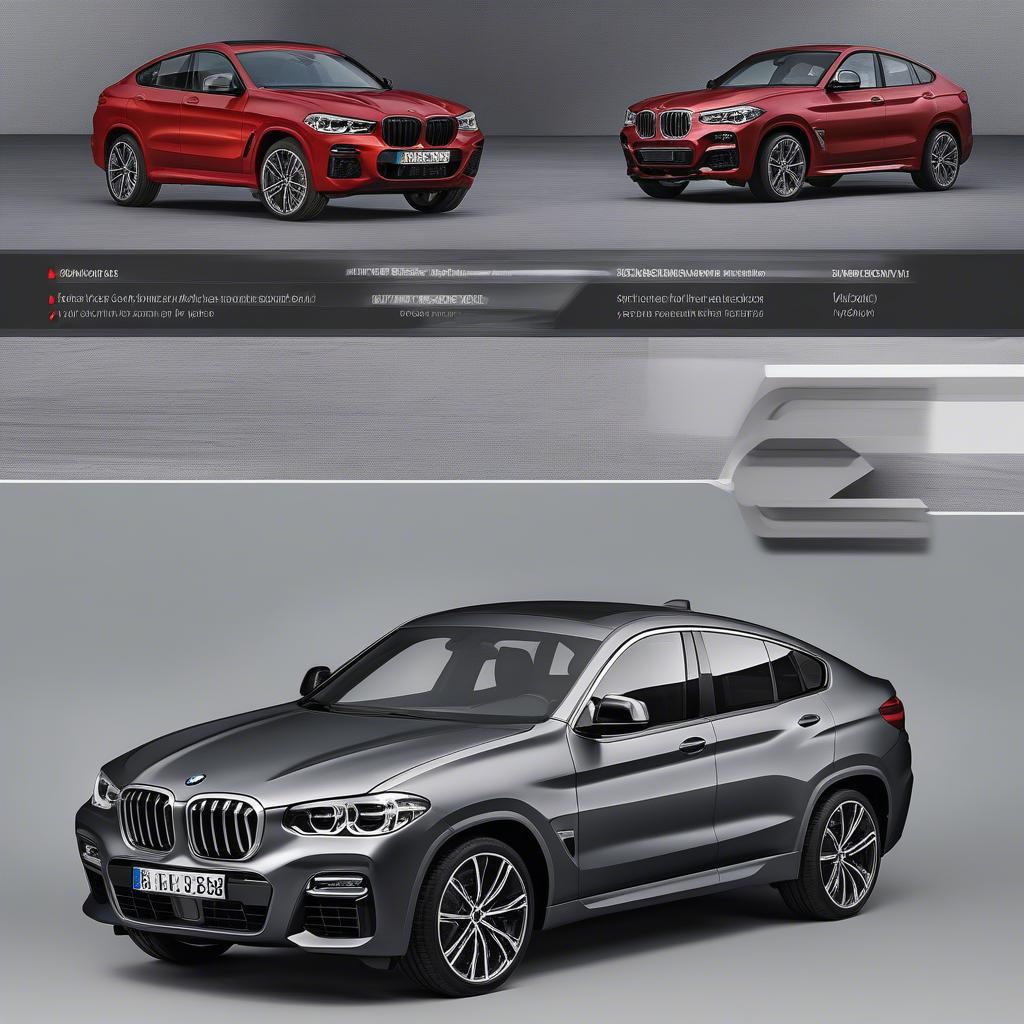 So sánh kích thước và ngoại thất giữa BMW X4 và X6