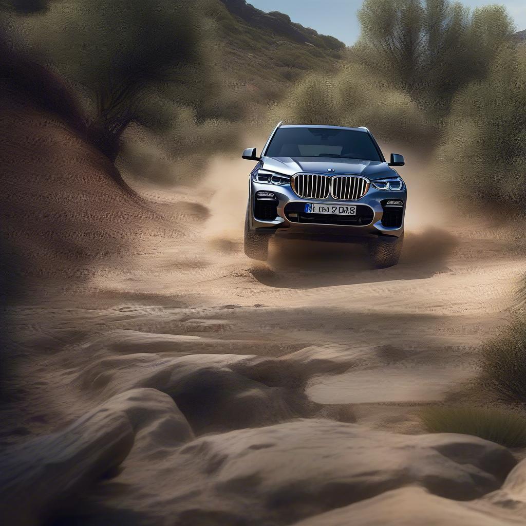 BMW X5 chạy off-road