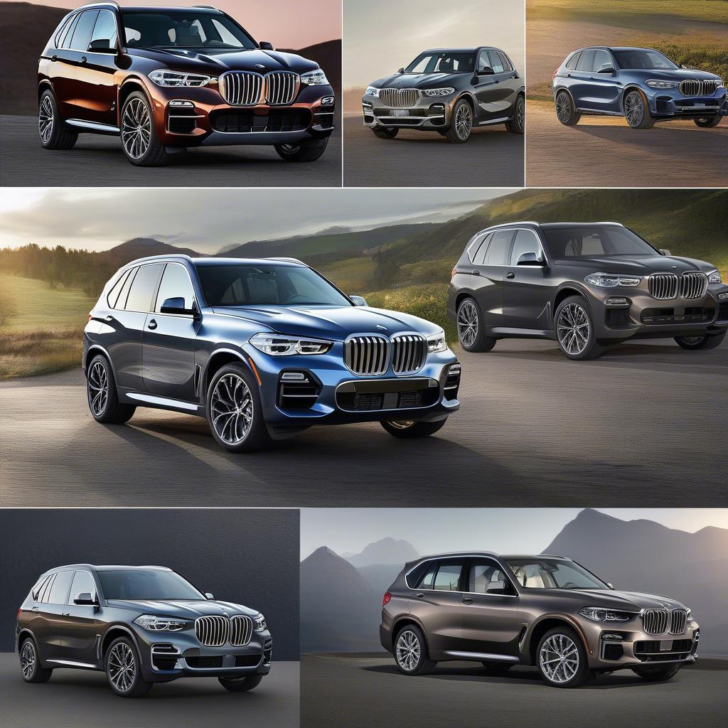 BMW X5 các phiên bản khác nhau