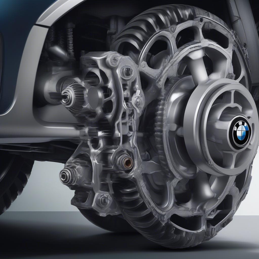 Hệ thống Verteilergetriebe BMW X5 chuyển động