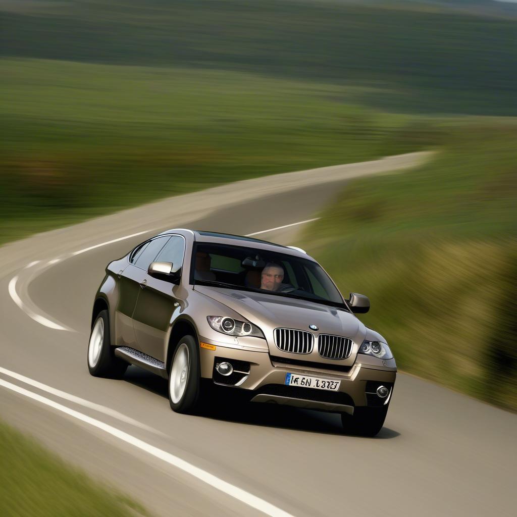 BMW X6 2009 trên đường