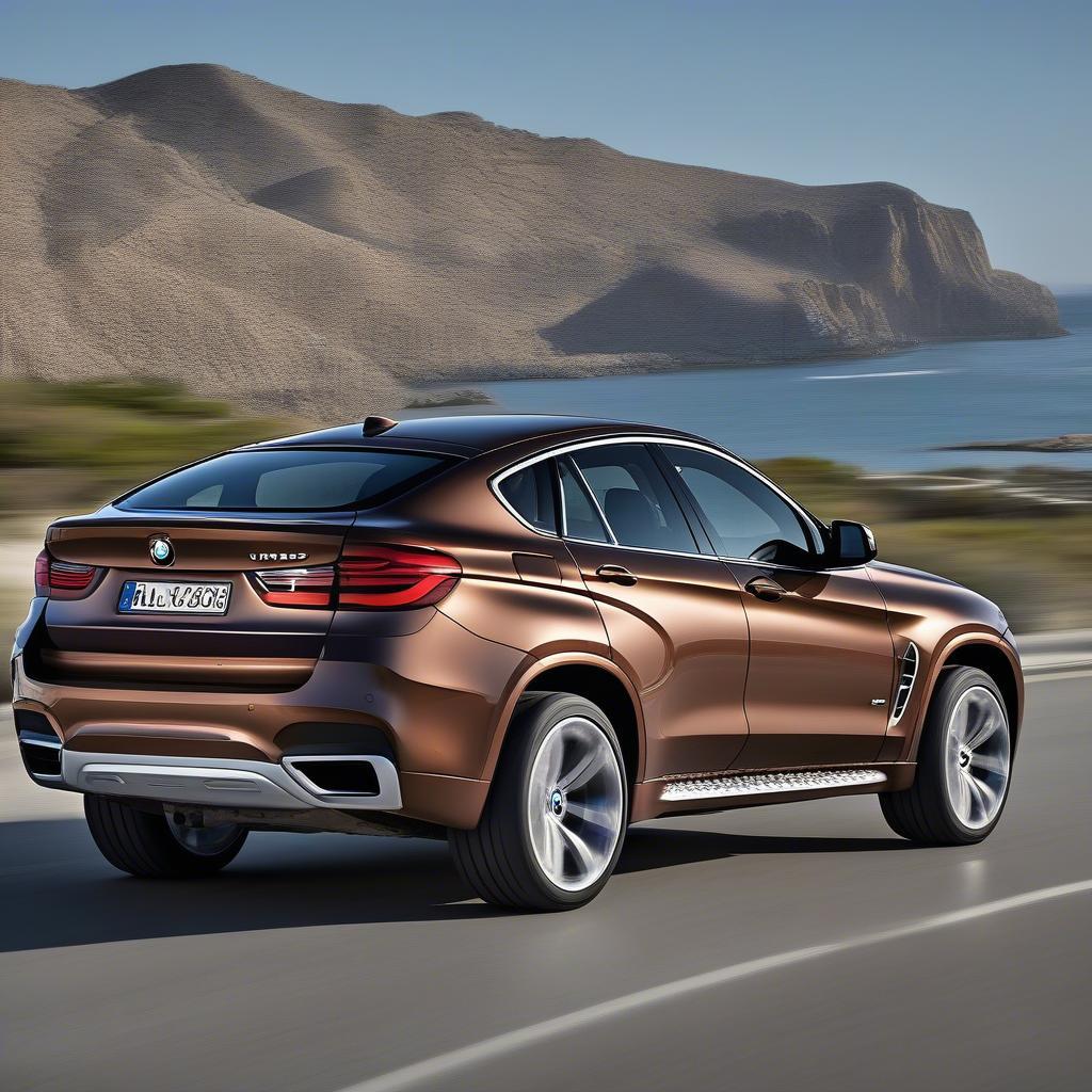 Ngoại thất BMW X6 2015: Thiết kế mạnh mẽ và thể thao