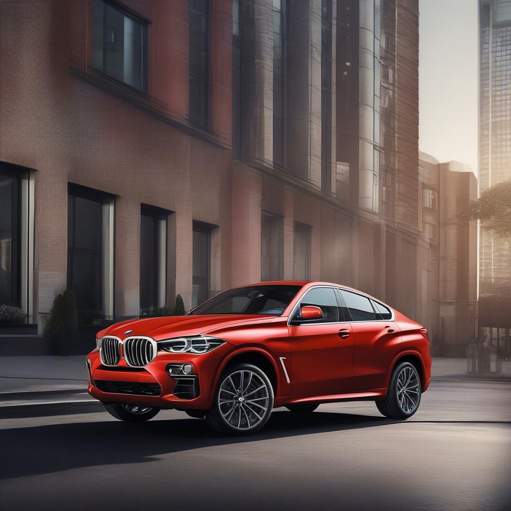 BMW X6 2018 Đỏ Ngoại Thất