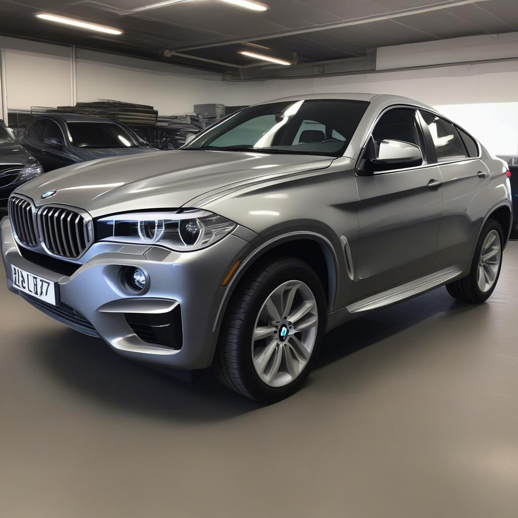 BMW X6 Salvage sau khi sửa chữa