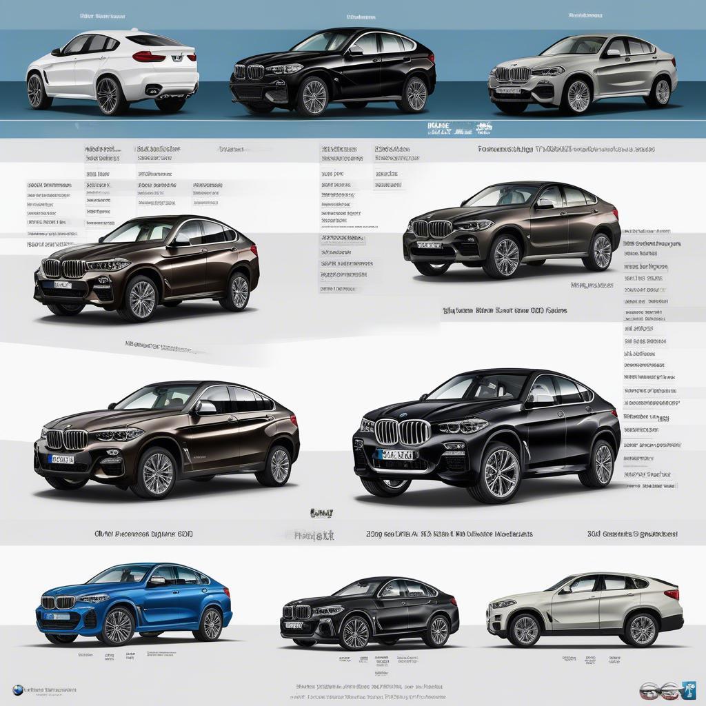 BMW X6 So Sánh Động Cơ Các Đời Xe