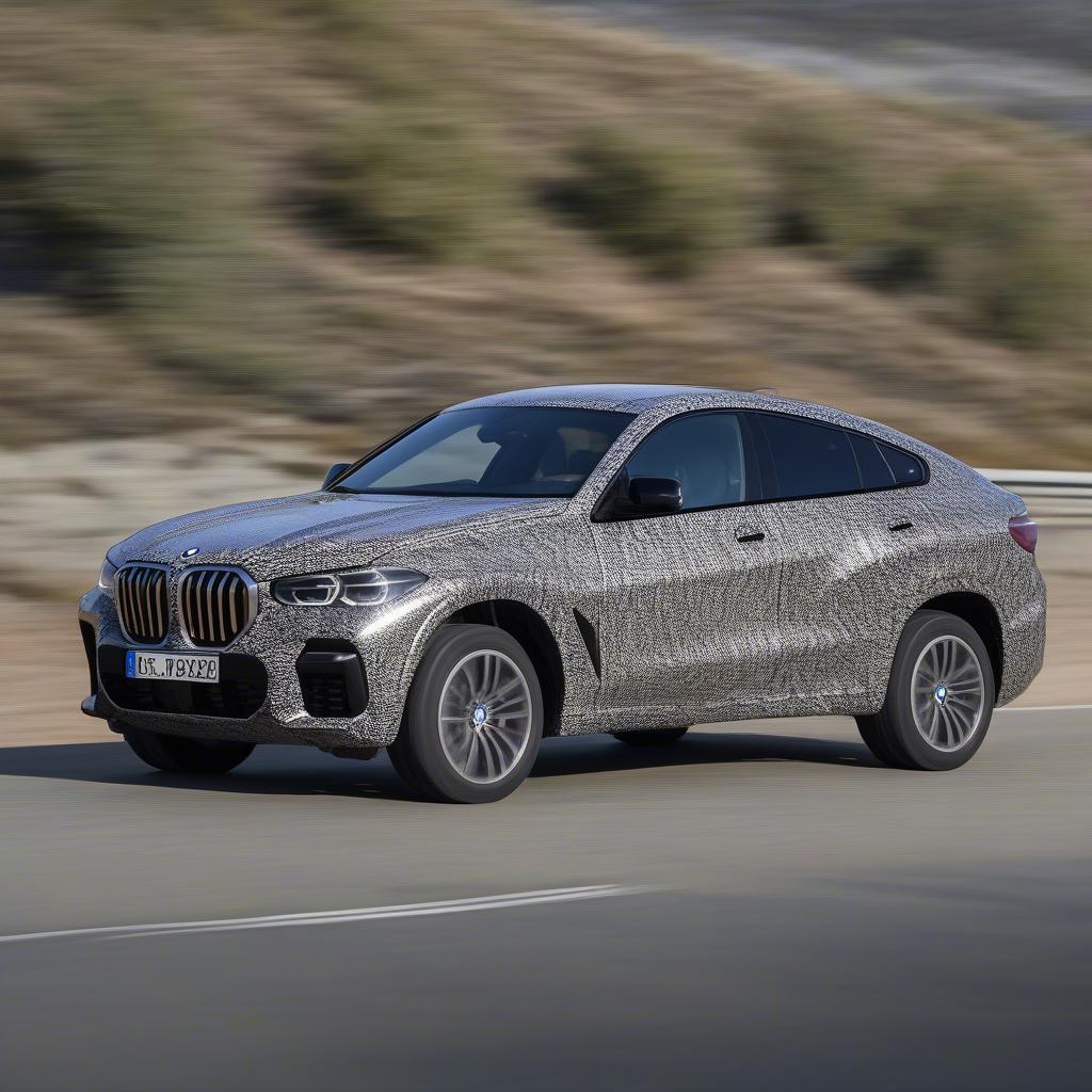 BMW X6 Spy Shots: Thiết kế đầu xe