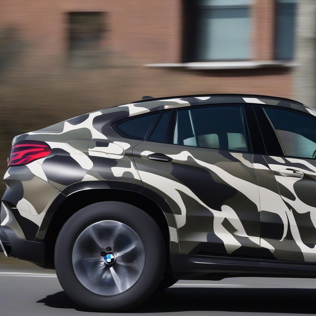 BMW X6 Spy Shots: Kiểu dáng thân xe