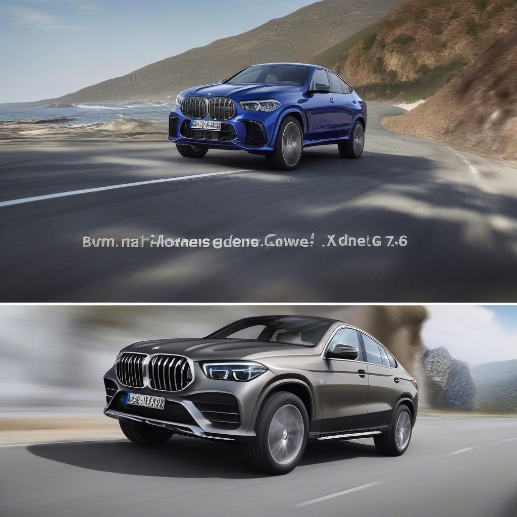 So sánh thiết kế BMW X6 và Mercedes GLE Coupe