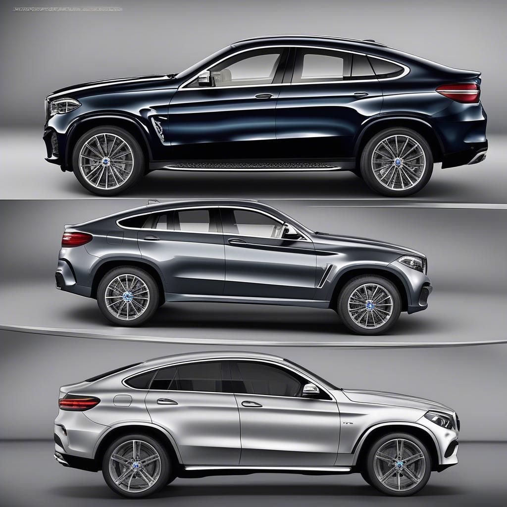 So sánh trực tiếp BMW X6 và Mercedes GLE Coupe