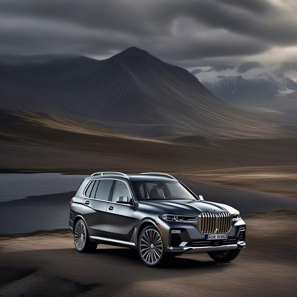 BMW X7 4K Wallpaper cho iPhone 7 Plus