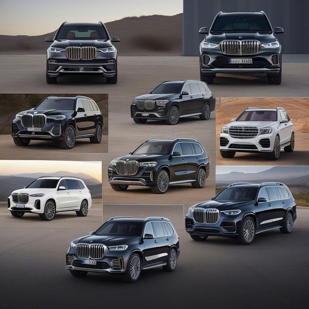 BMW X7 Nổi Bật Giữa Các Đối Thủ