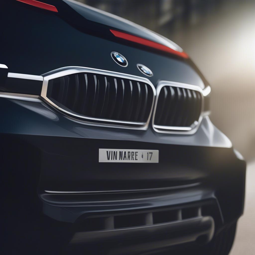 Vị trí số VIN trên BMW X7