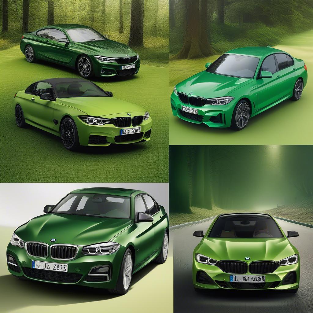 BMW Xanh Lá Các Sắc Thái