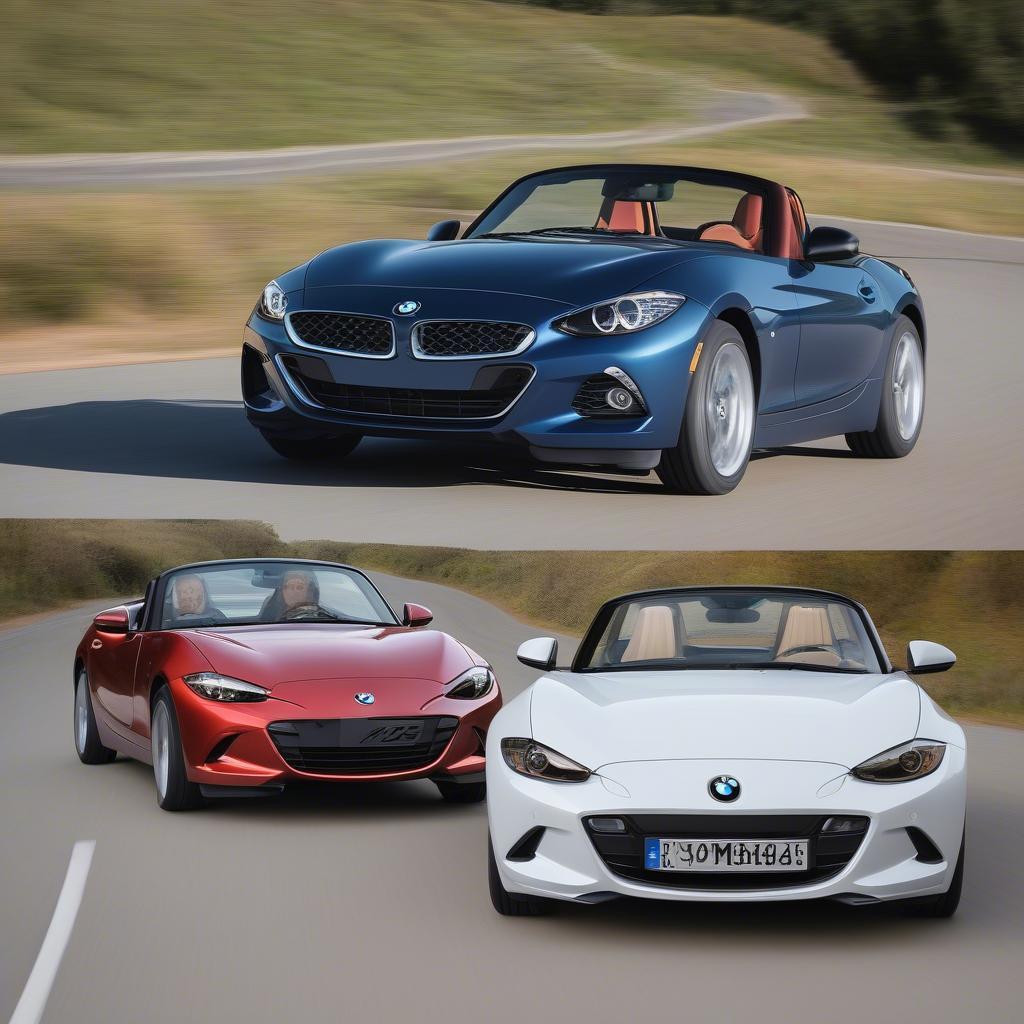 So sánh thiết kế BMW Z4 và Mazda MX-5