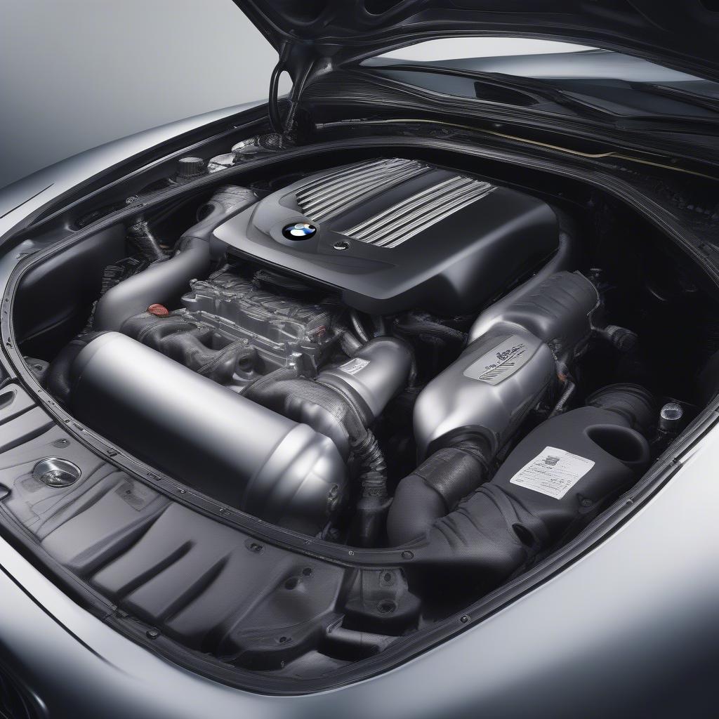 Động cơ V8 mạnh mẽ của BMW Z8