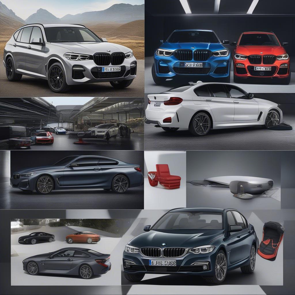 Bộ sưu tập akcesoria BMW đa dạng