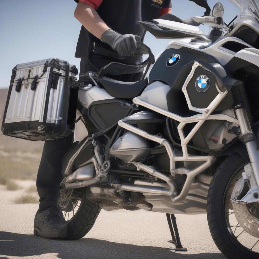 Bộ thùng nhôm BMW GSA lắp đặt chuyên nghiệp