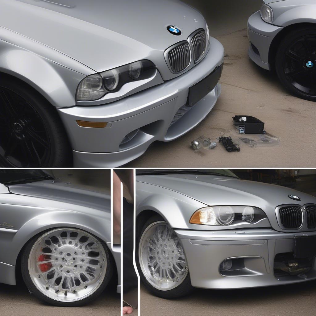 Các Bước Tháo Đèn Pha BMW E46