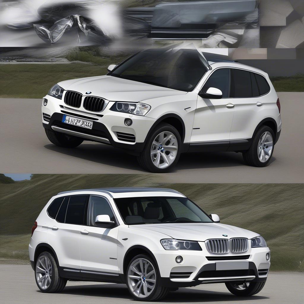 Các loại bệ bước chân BMW X3 F25