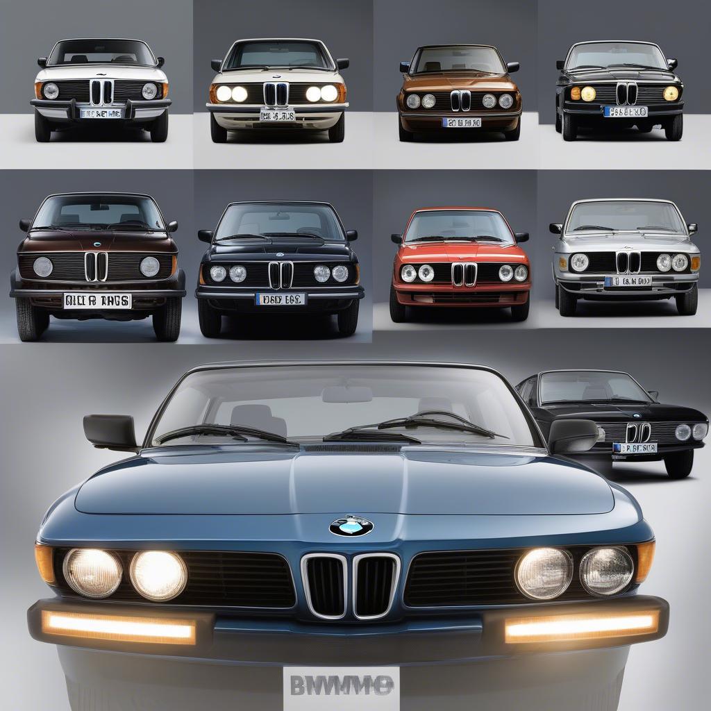 Các loại đèn pha BMW độ classic: halogen, xenon, LED