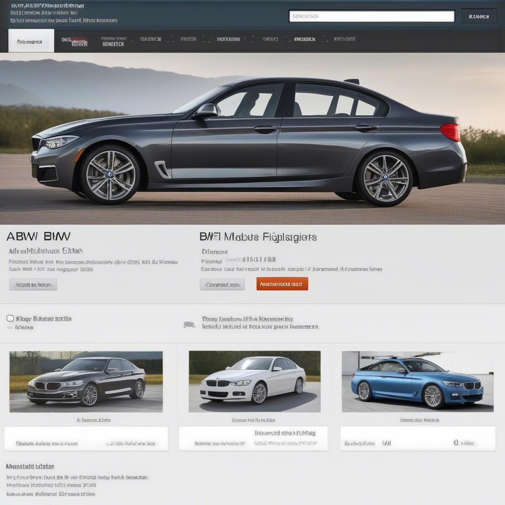 Các trang web mua bán xe BMW