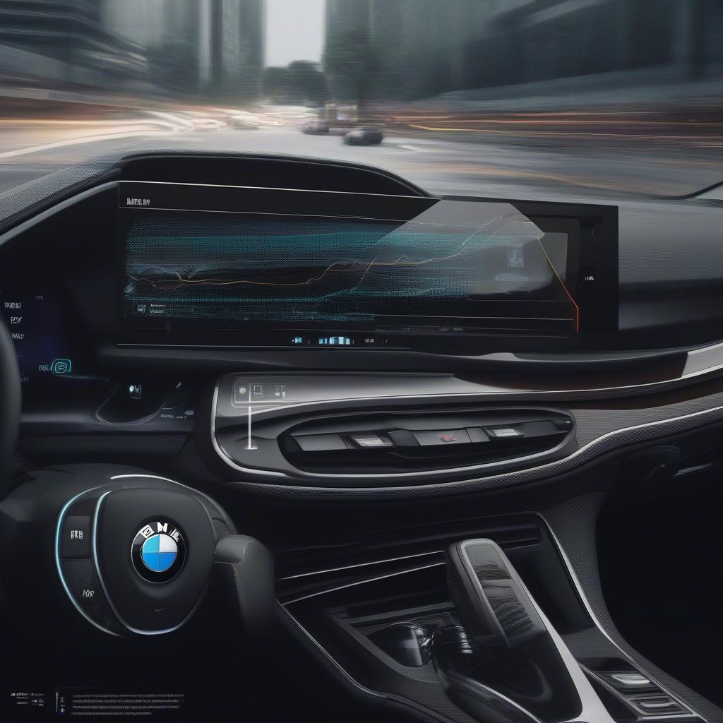 Cảm biến mưa và ánh sáng BMW HUD RLS hoạt động