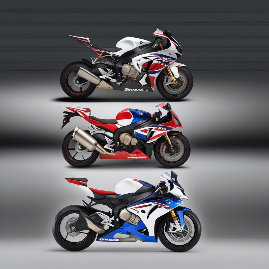 So sánh thiết kế CBR1000RR-R và BMW S1000RR