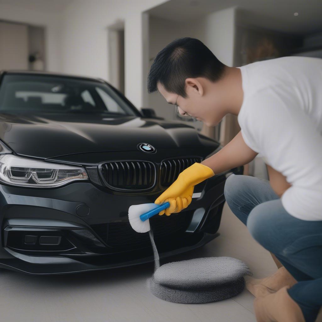 Chăm sóc xe BMW tại nhà với các bước đơn giản