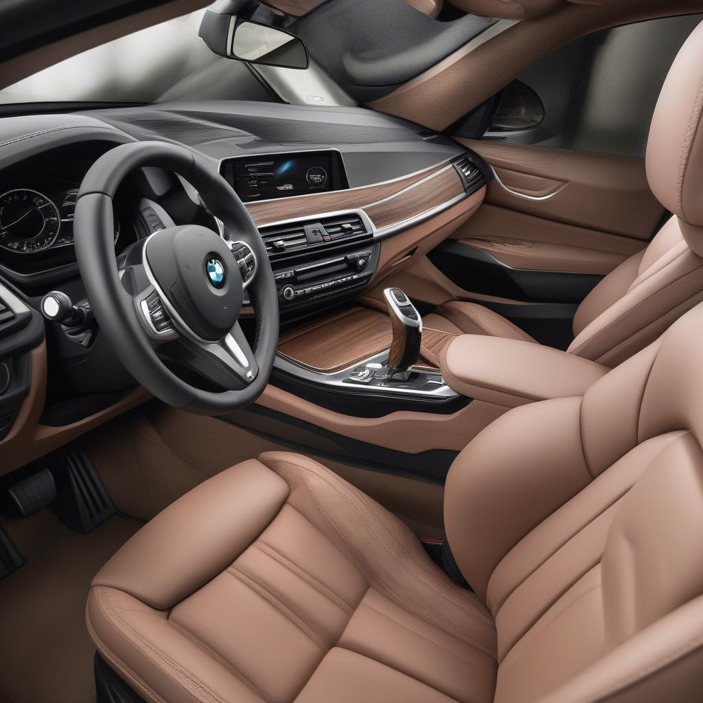 Chất liệu cao cấp trong nội thất BMW X4