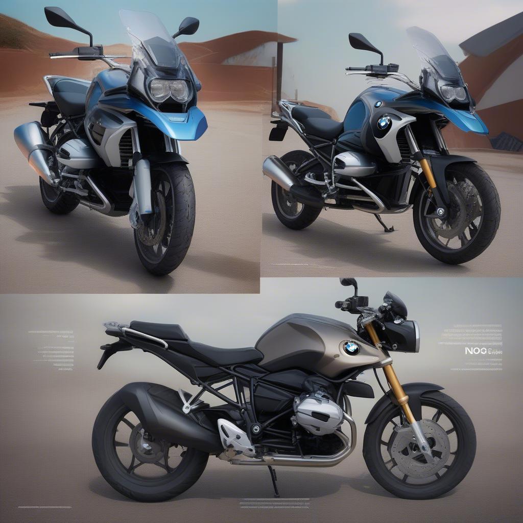 Chi tiết thiết kế moto BMW của Noo Phước Thịnh