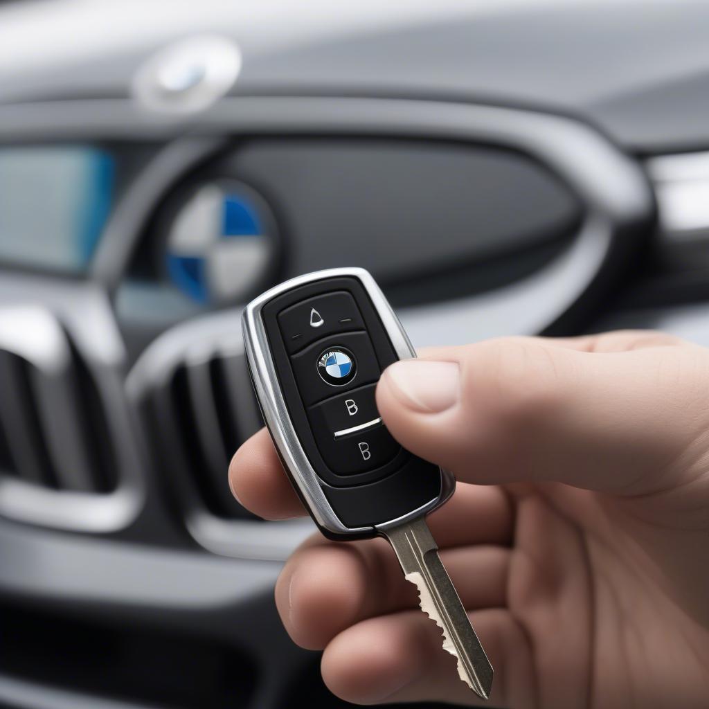 Chìa khóa BMW 318 remote thông minh