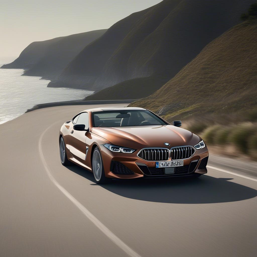 Chiều rộng BMW 8 Series thể hiện sự mạnh mẽ