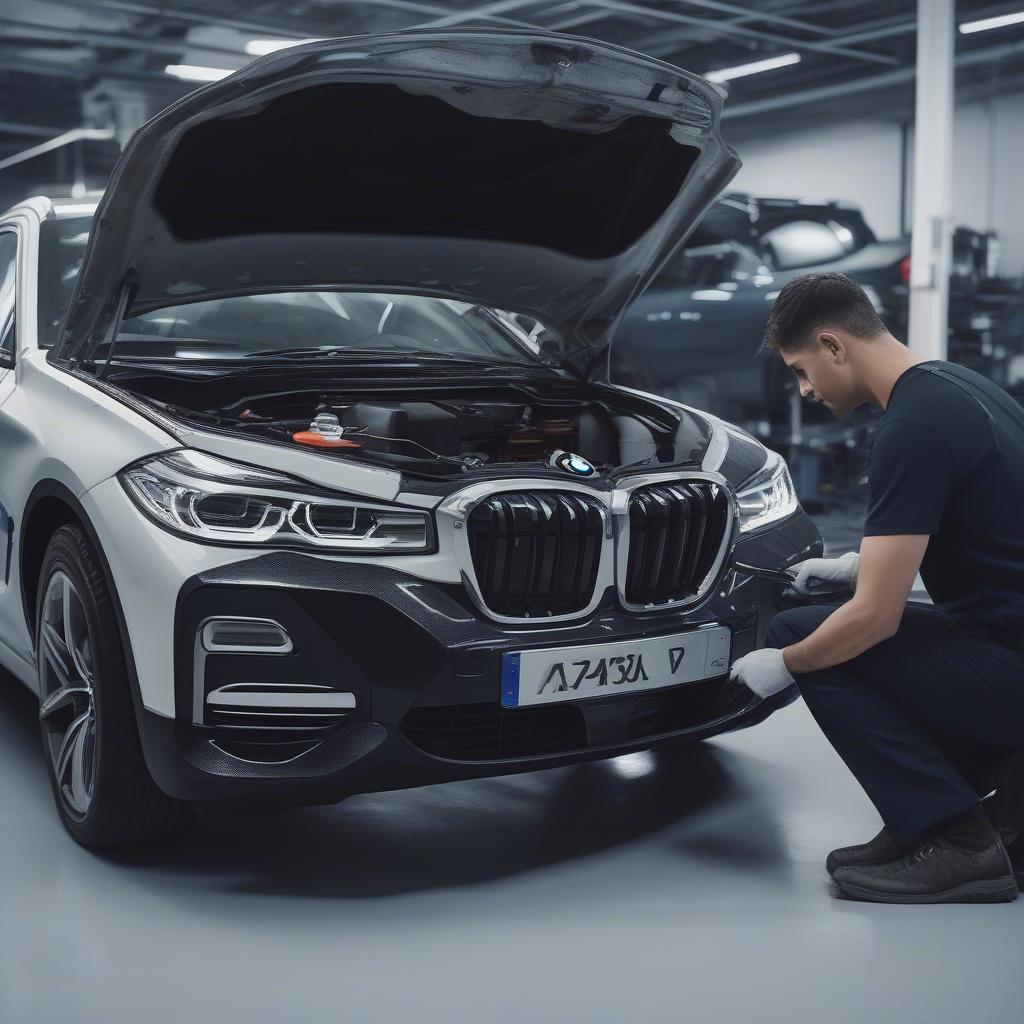 Chuyên gia BMW kiểm tra hộp số