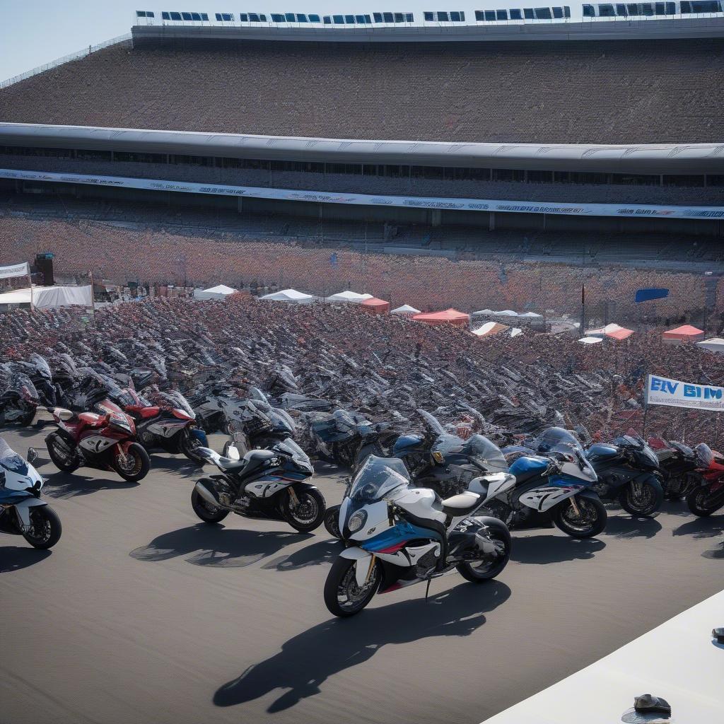 BMW S1000RR Riders Gather at the Grand Opening Ceremony in Thailand