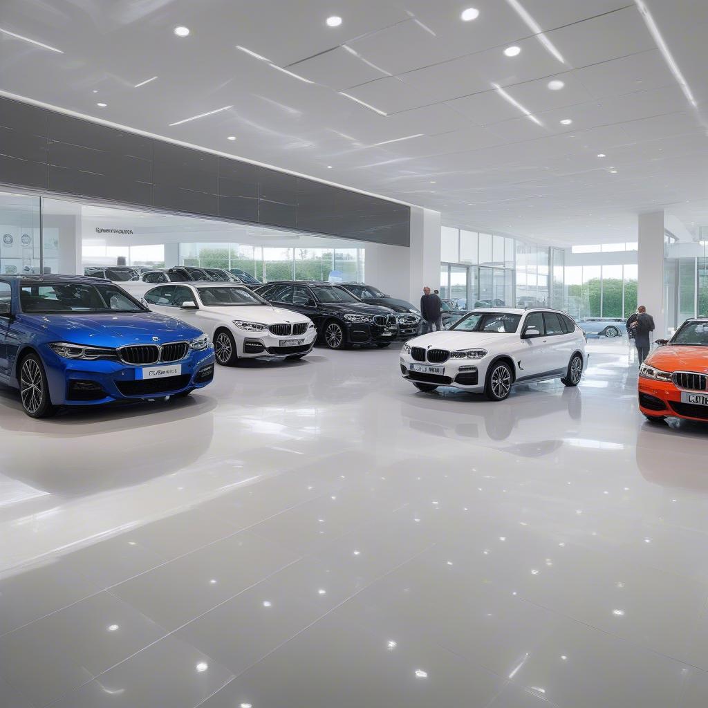 Đại lý Bluebell BMW Crewe sang trọng và hiện đại