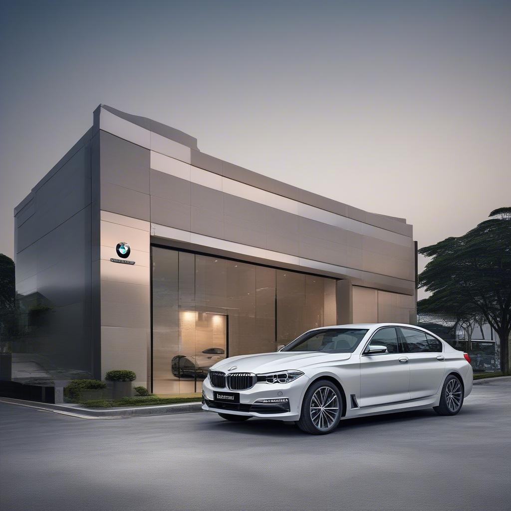 Đại lý BMW chính hãng tại Hà Nội với thiết kế hiện đại và sang trọng