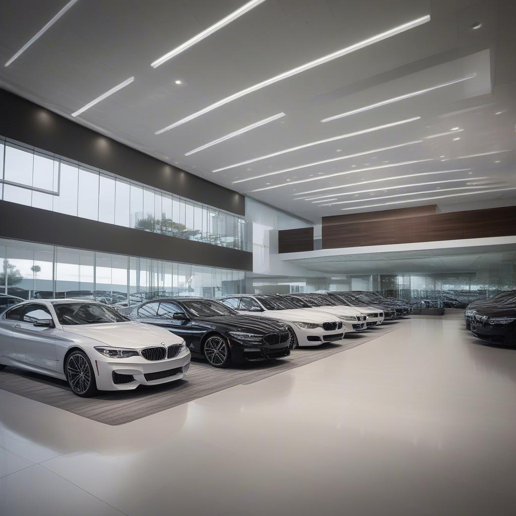 Đại lý BMW Houston TX hiện đại và sang trọng