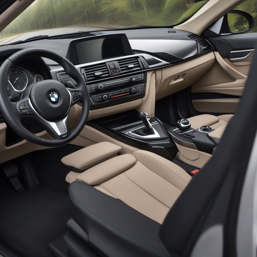 Đánh giá BMW 320i 2015: Nội thất