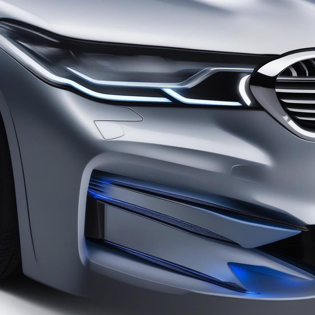 Hệ thống đèn pha Laserlight trên BMW 7 Series